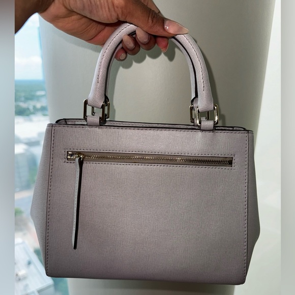 Dooney & Bourke Saffiano Small Zip Satchel Bag - Picture 6 of 17